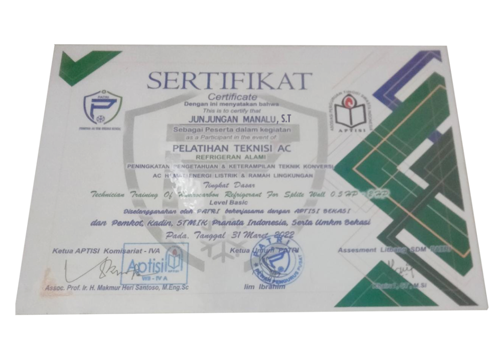 sertifikat ac